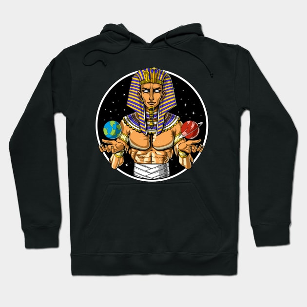 Space Egyptian Pharaoh Hoodie by underheaven